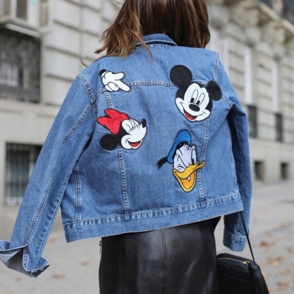Zara Jackets & Blazers - Zara Mickey Mouse Denim Jacket